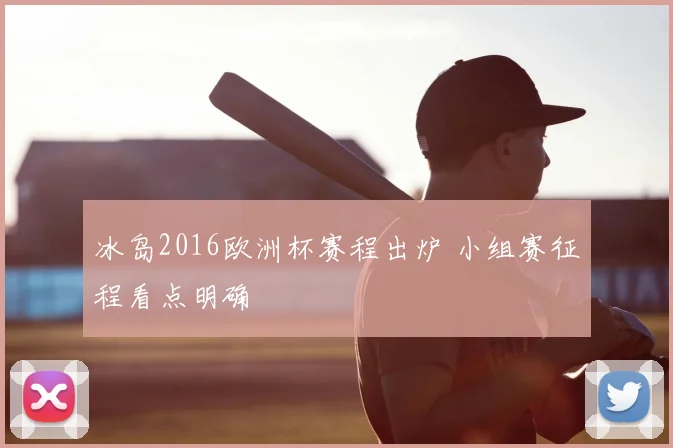 冰岛2016欧洲杯赛程出炉 小组赛征程看点明确